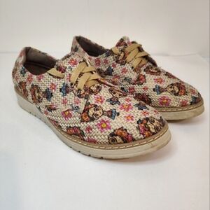 Frida Kahlo Doll print sneakers size (7)M